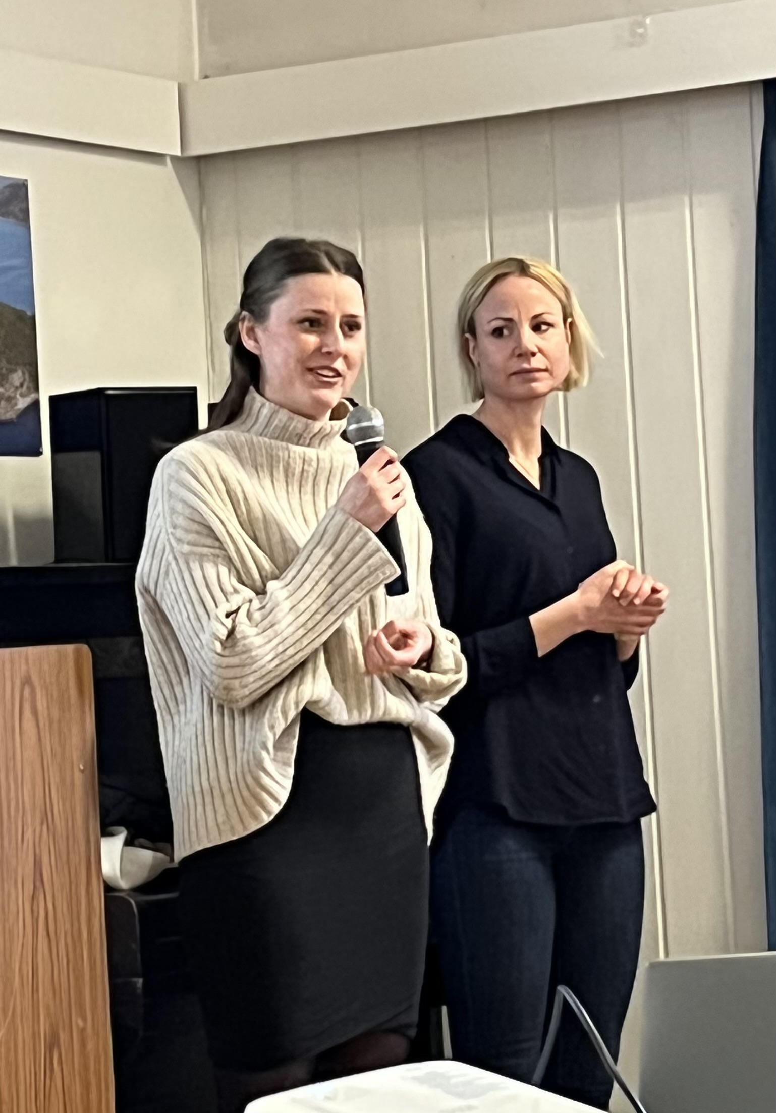 Stine Reed og Marte Håvardsholm fra Stavanger kommune