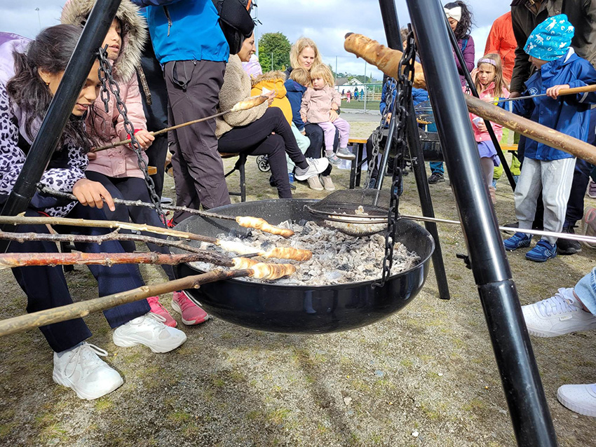pølser: Kjekt å steke pølser