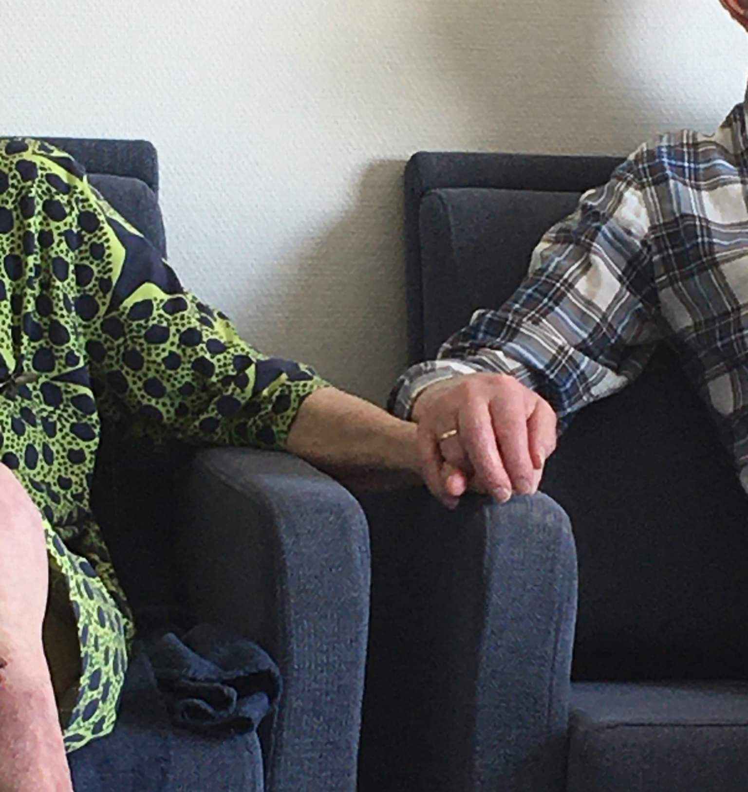 Sammen: Foreldrene til Tove feiret diamantbryllup i oktober.
