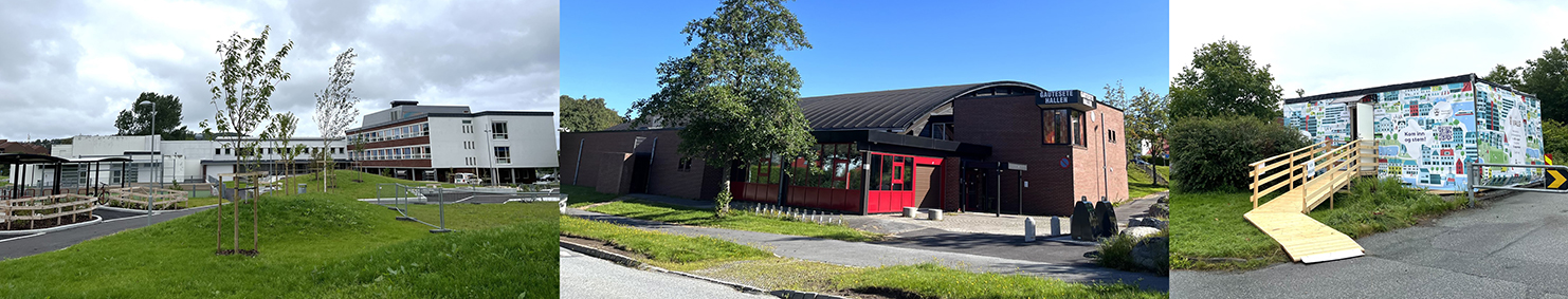 Valglokaler: Hinna skole - Gautesetehallen - Forhåndstemmelokalet på Gausel